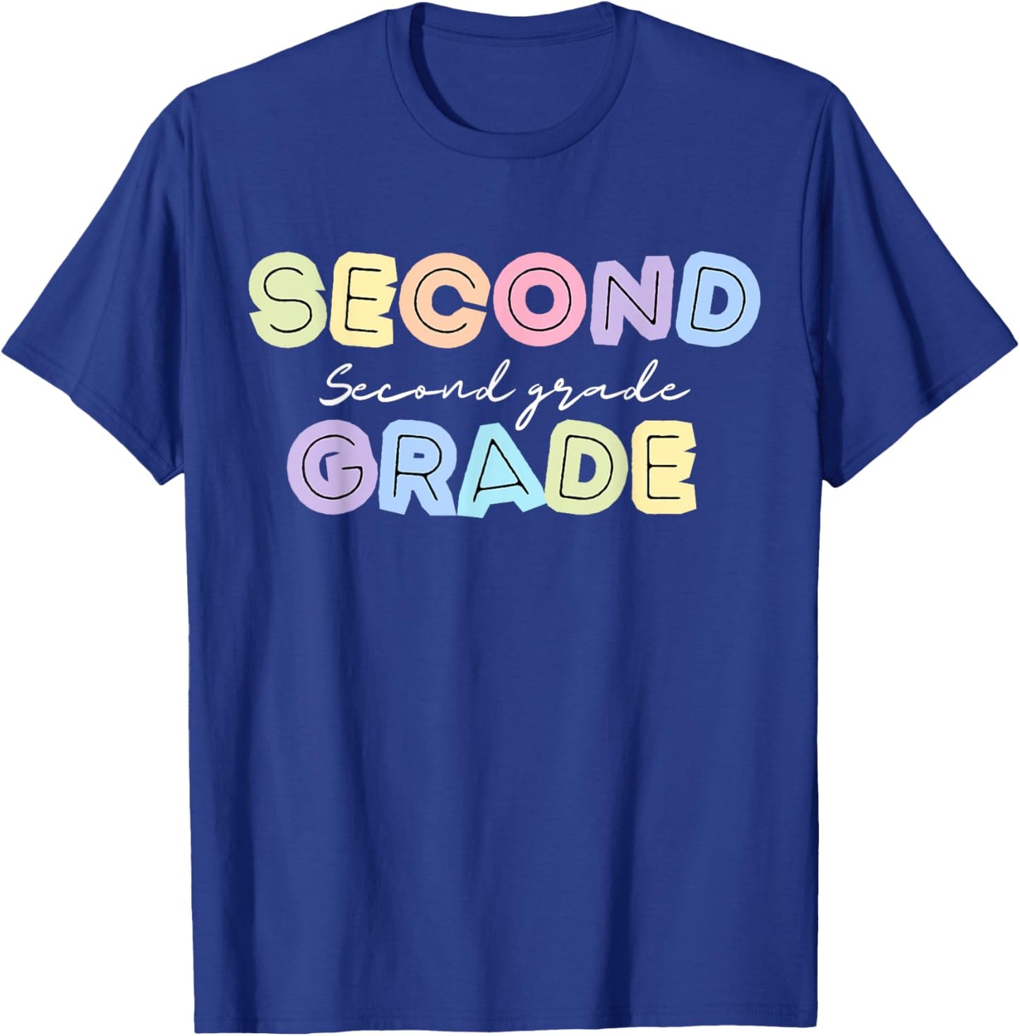 First day Teachers Welcome back to School Team 2nd grade T-Shirt - T-Shirt | Royal