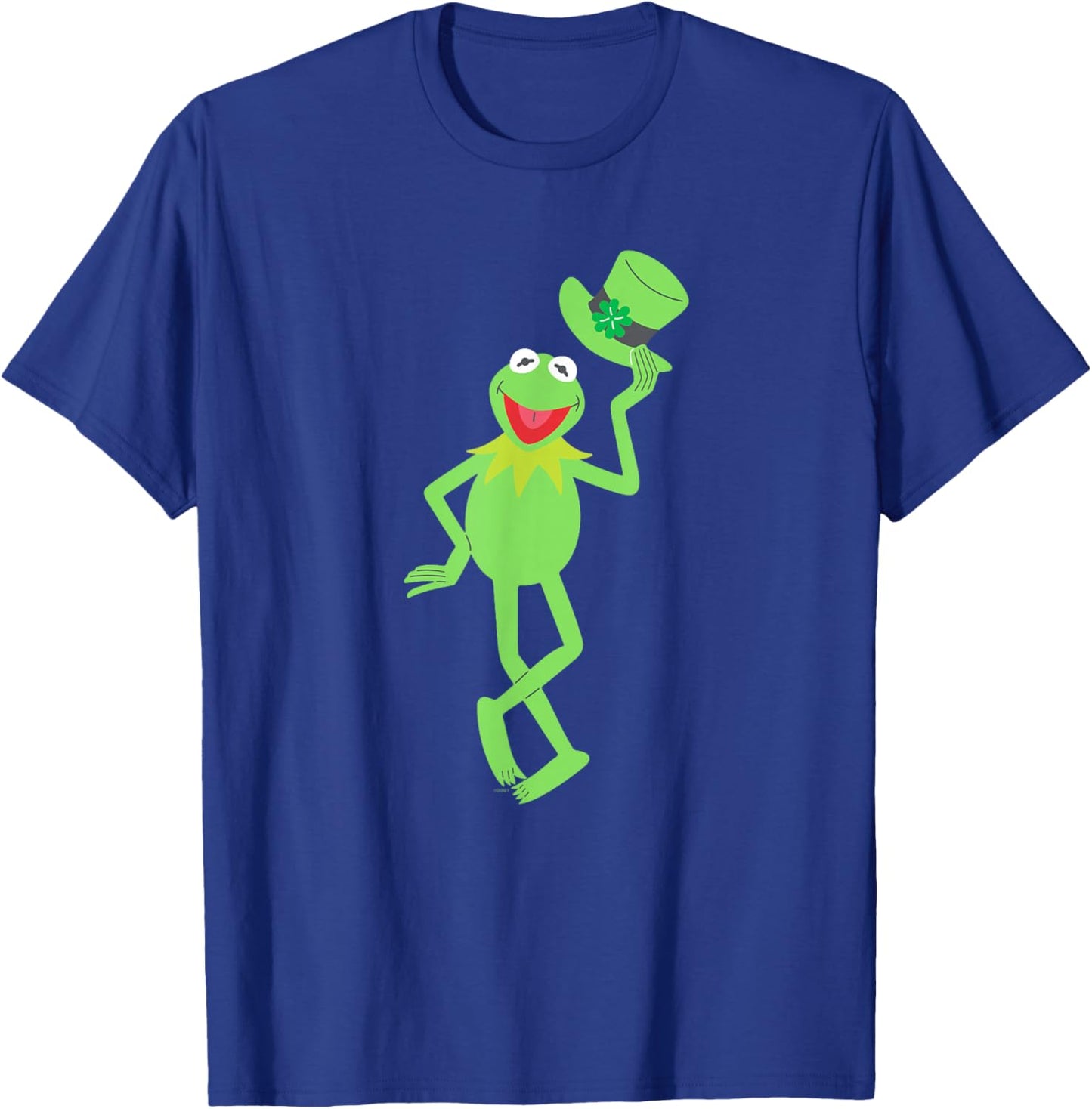 Disney Muppets Kermit the Frog with Top Hat St Patrick's Day T-Shirt - T-Shirt | Royal