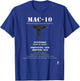 MAC-10 - Invention and History T-Shirt - T-Shirt | Royal
