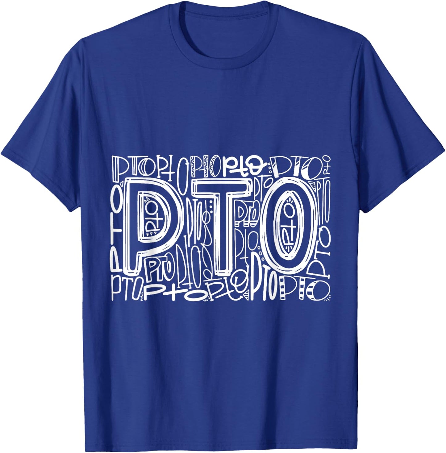 Typography Designs PTO Nurse 2021 T-Shirt - T-Shirt | Royal