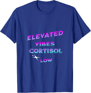 Stress Free Life Low Cortisol Anxiety Mental Health Positive T-Shirt - T-Shirt | Royal