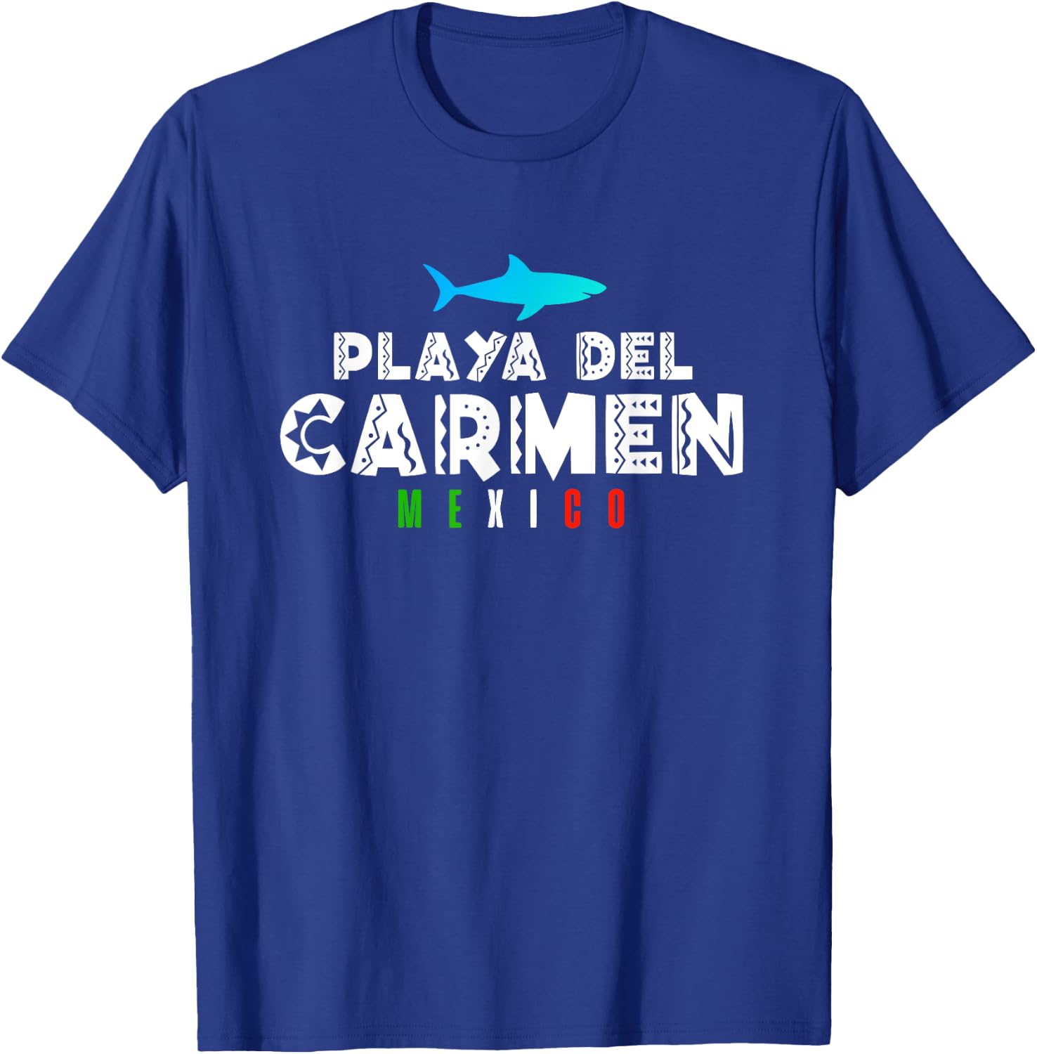 Playa Del Carmen Mexico Vacation Souvenir Gift T-Shirt - T-Shirt | Royal