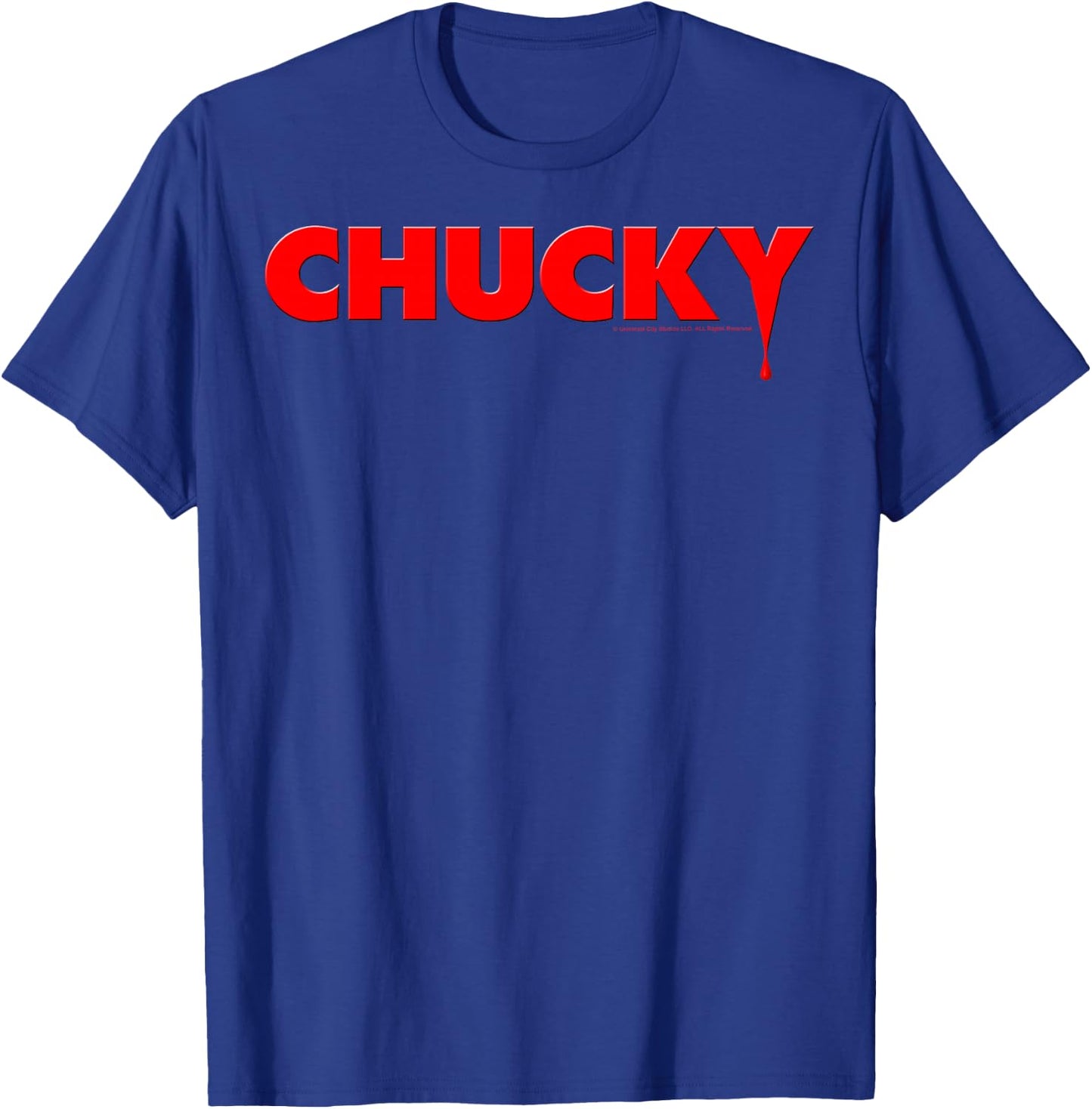Child's Play Chucky Logo T-Shirt - T-Shirt | Royal