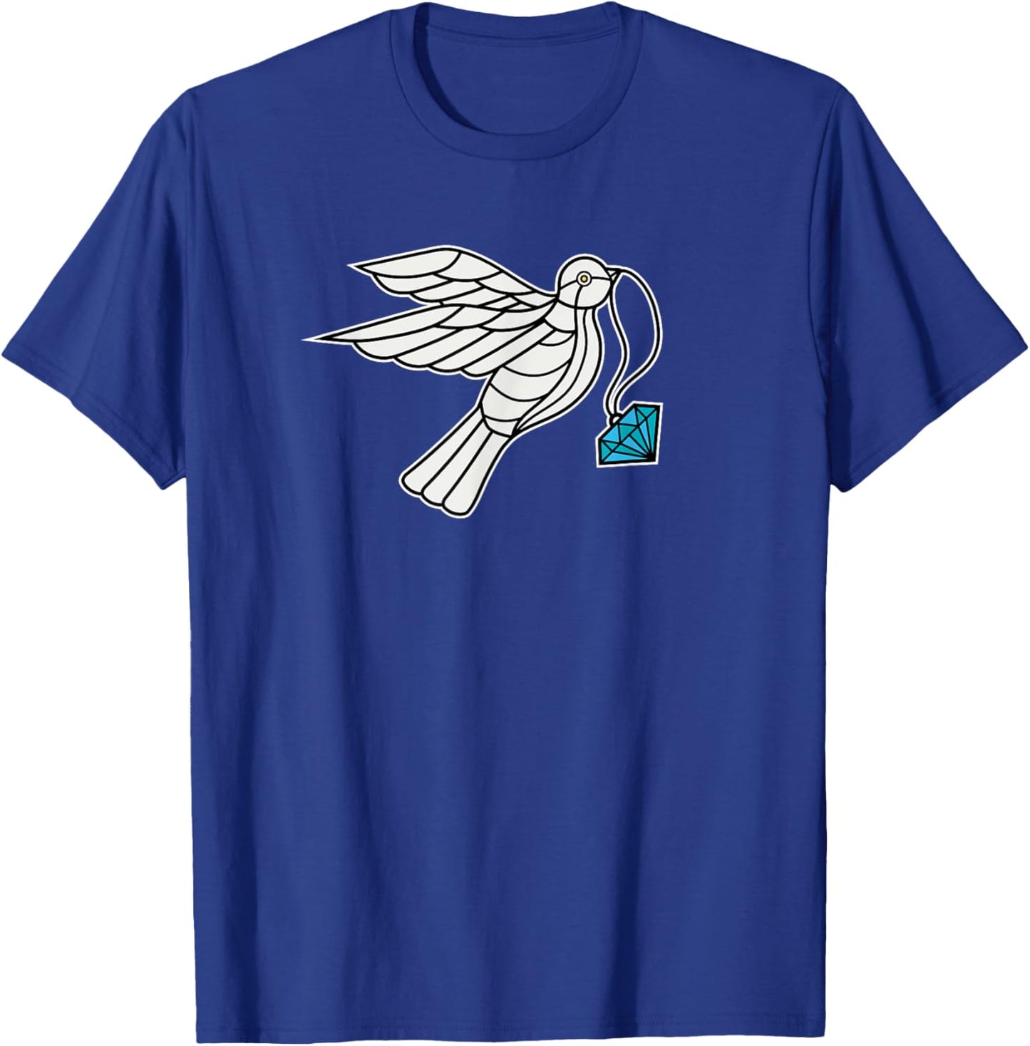 Diamond Doves T-Shirt - T-Shirt | Royal