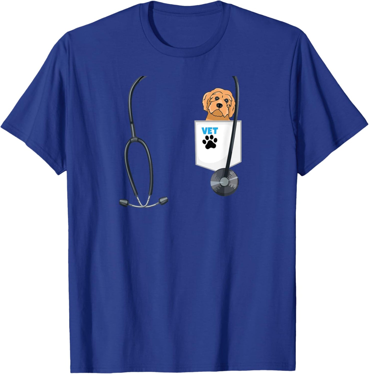 Future Veterinarian Costume Vet Outfit School Career Day T-Shirt - T-Shirt | Royal