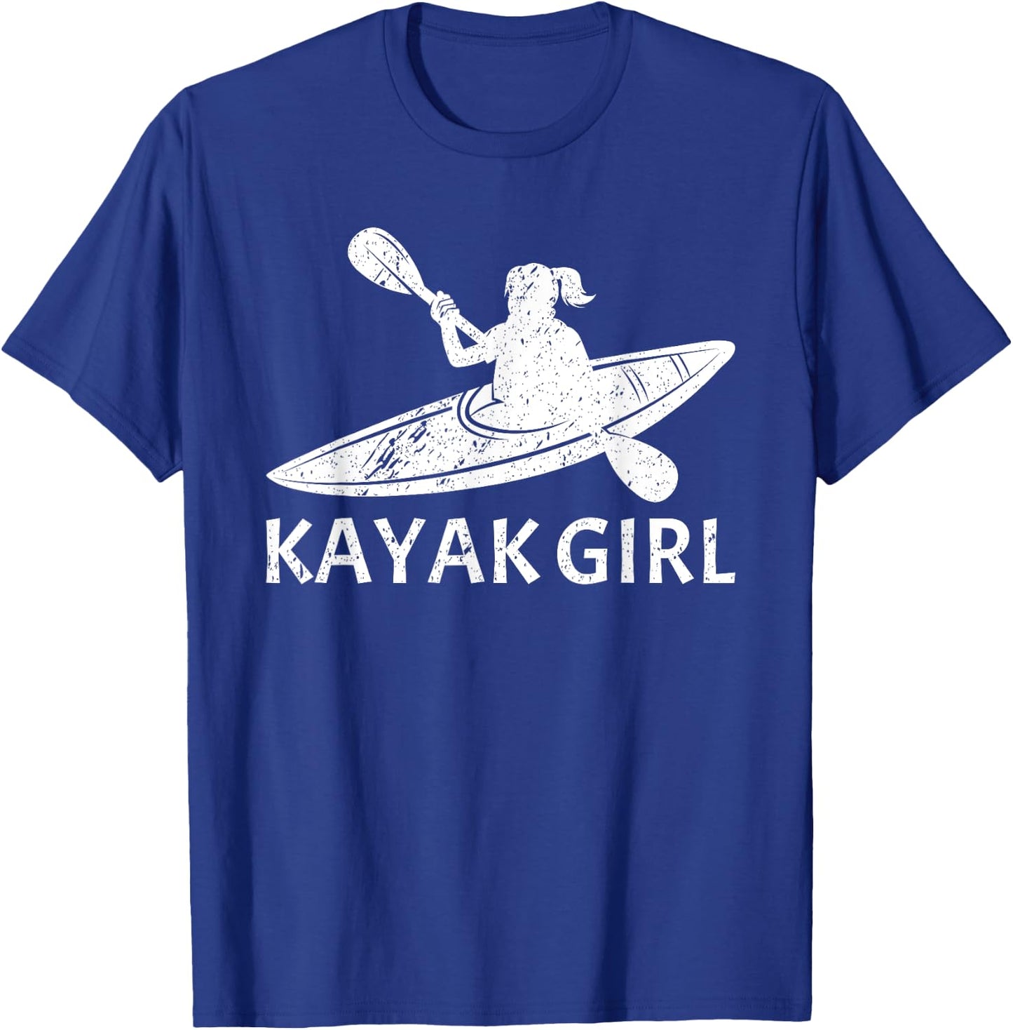 Cool Kayak Design Girls Kayaking Kayak Lover T-Shirt - T-Shirt | Royal