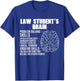 Funny Law Students Saying, Lawyer gift, Study, Law Student T-Shirt - T-Shirt | Royal