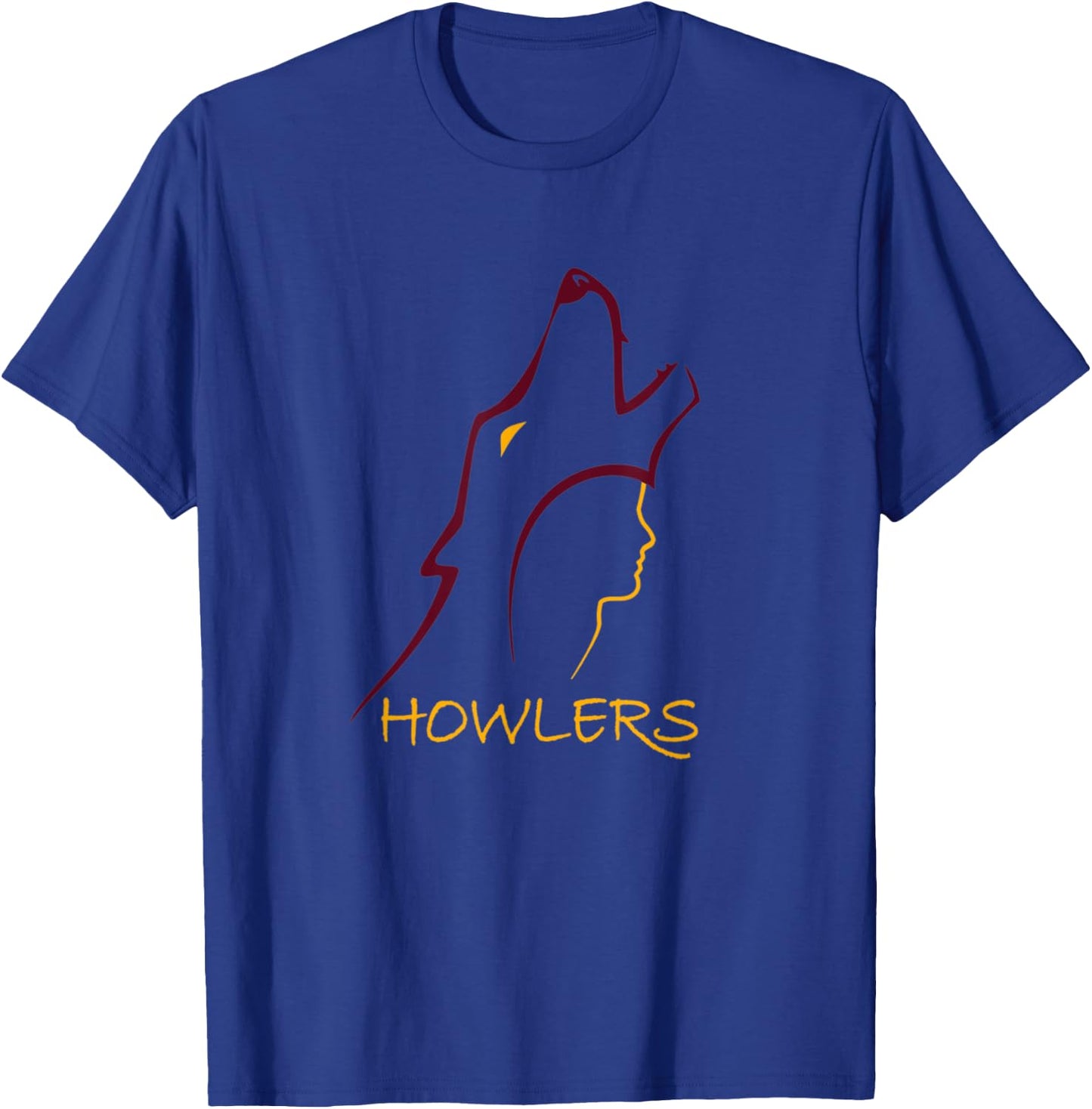 Howlers Wolf T-Shirt - T-Shirt | Royal
