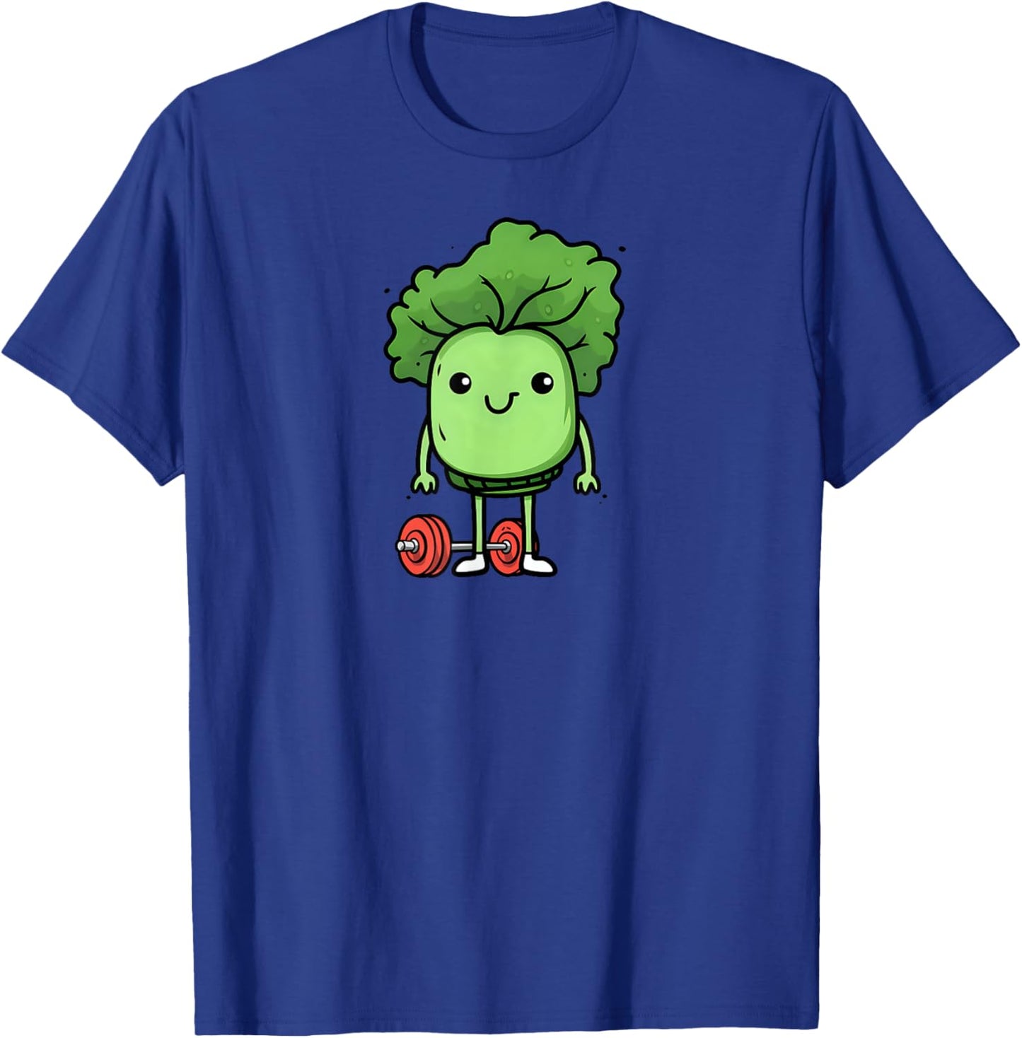 Kale As A Bodybuilder Design Vegan Athlete T-Shirt - T-Shirt | Royal