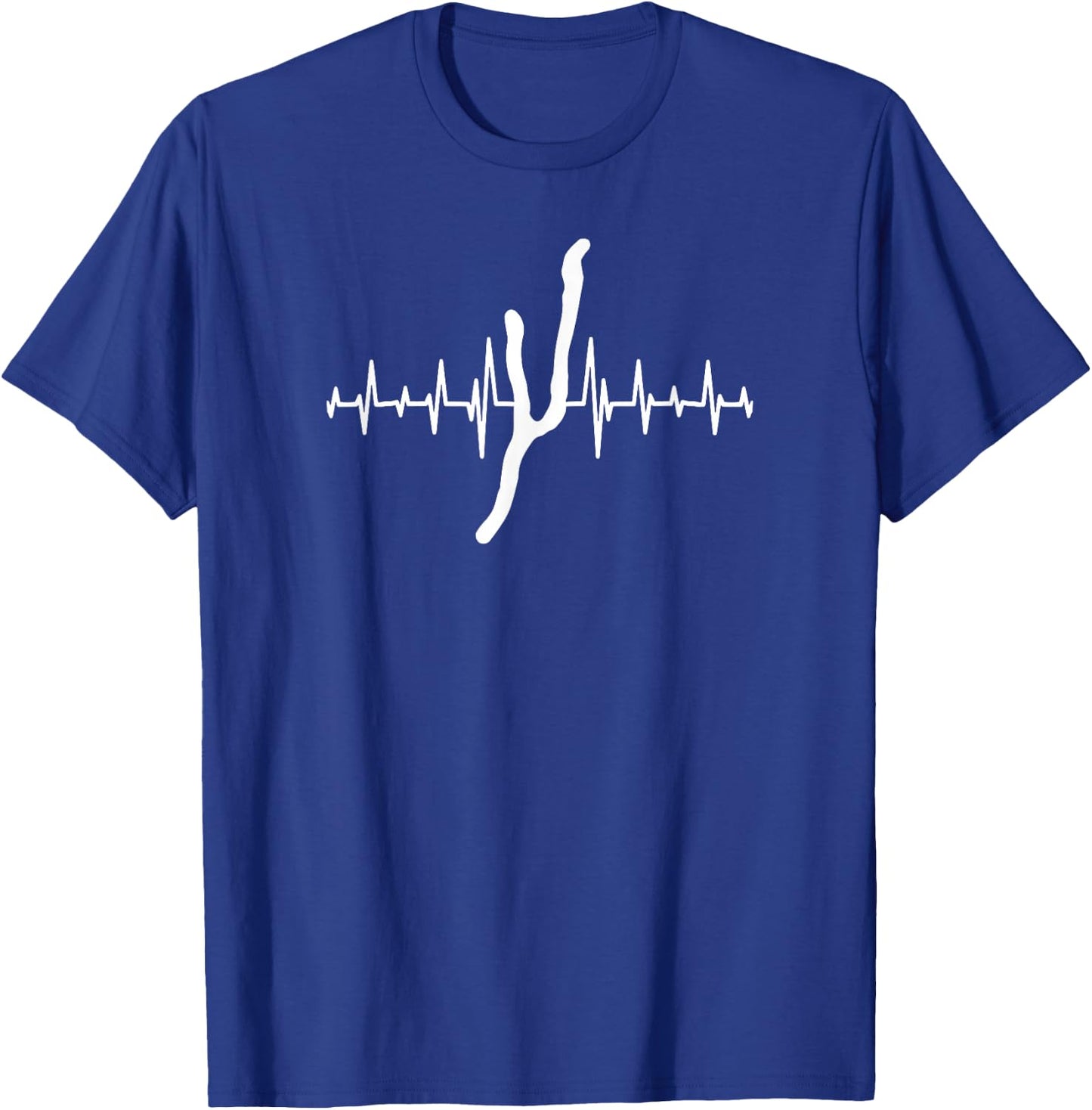 Heartbeat Keuka Lake - Finger Lakes Gifts - Lake Life T-Shirt - T-Shirt | Royal