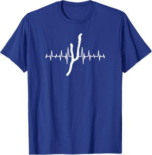 Heartbeat Keuka Lake - Finger Lakes Gifts - Lake Life T-Shirt - T-Shirt | Royal