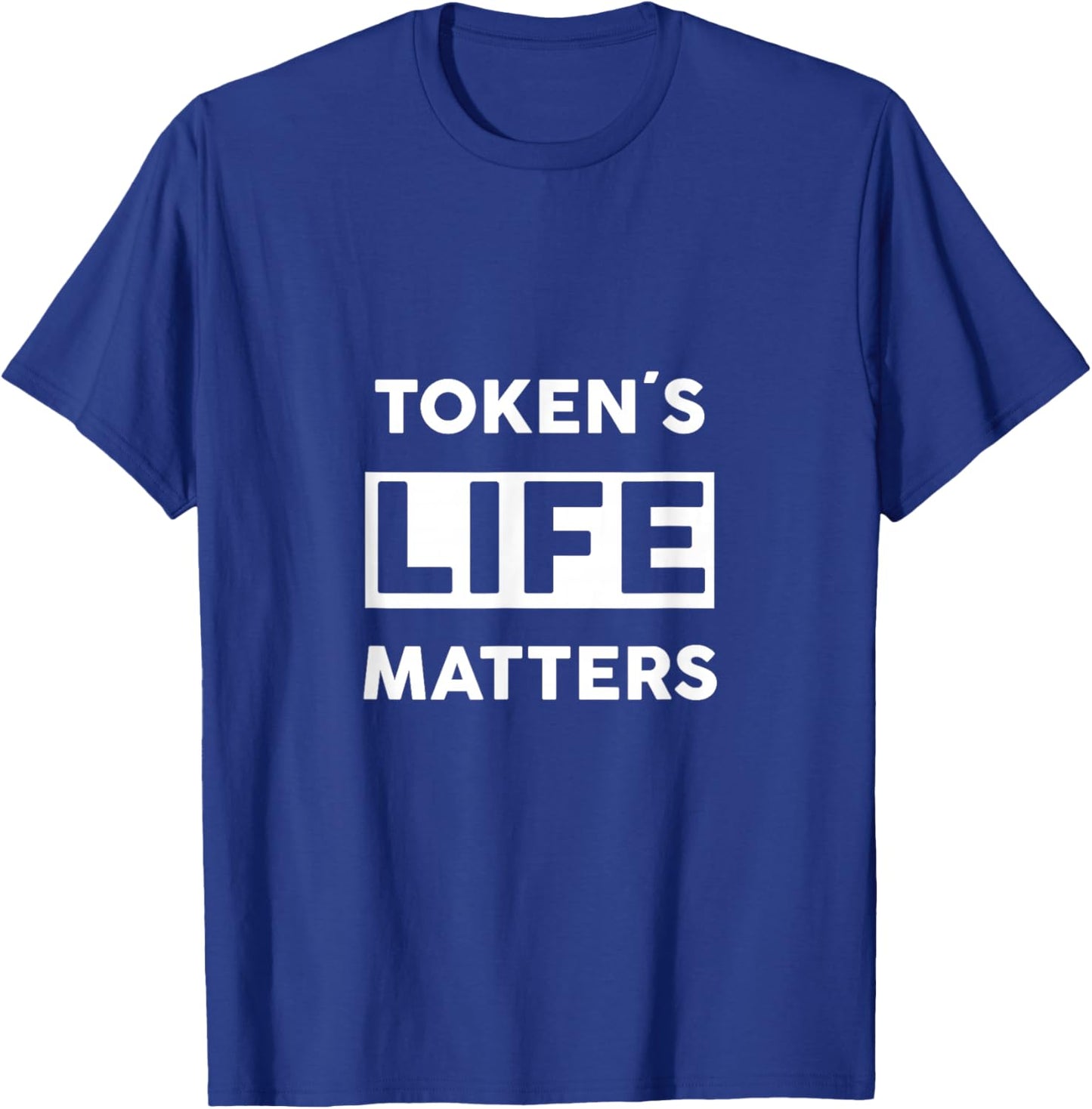 Tokens Black Lives Matters Protest Police Force - Black T-Shirt - T-Shirt | Royal