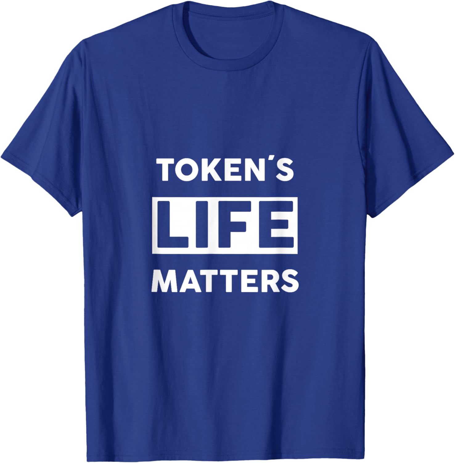 Tokens Black Lives Matters Protest Police Force - Black T-Shirt - T-Shirt | Royal