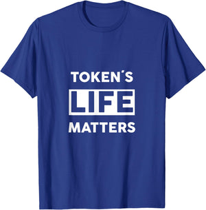 Tokens Black Lives Matters Protest Police Force - Black T-Shirt - T-Shirt | Royal