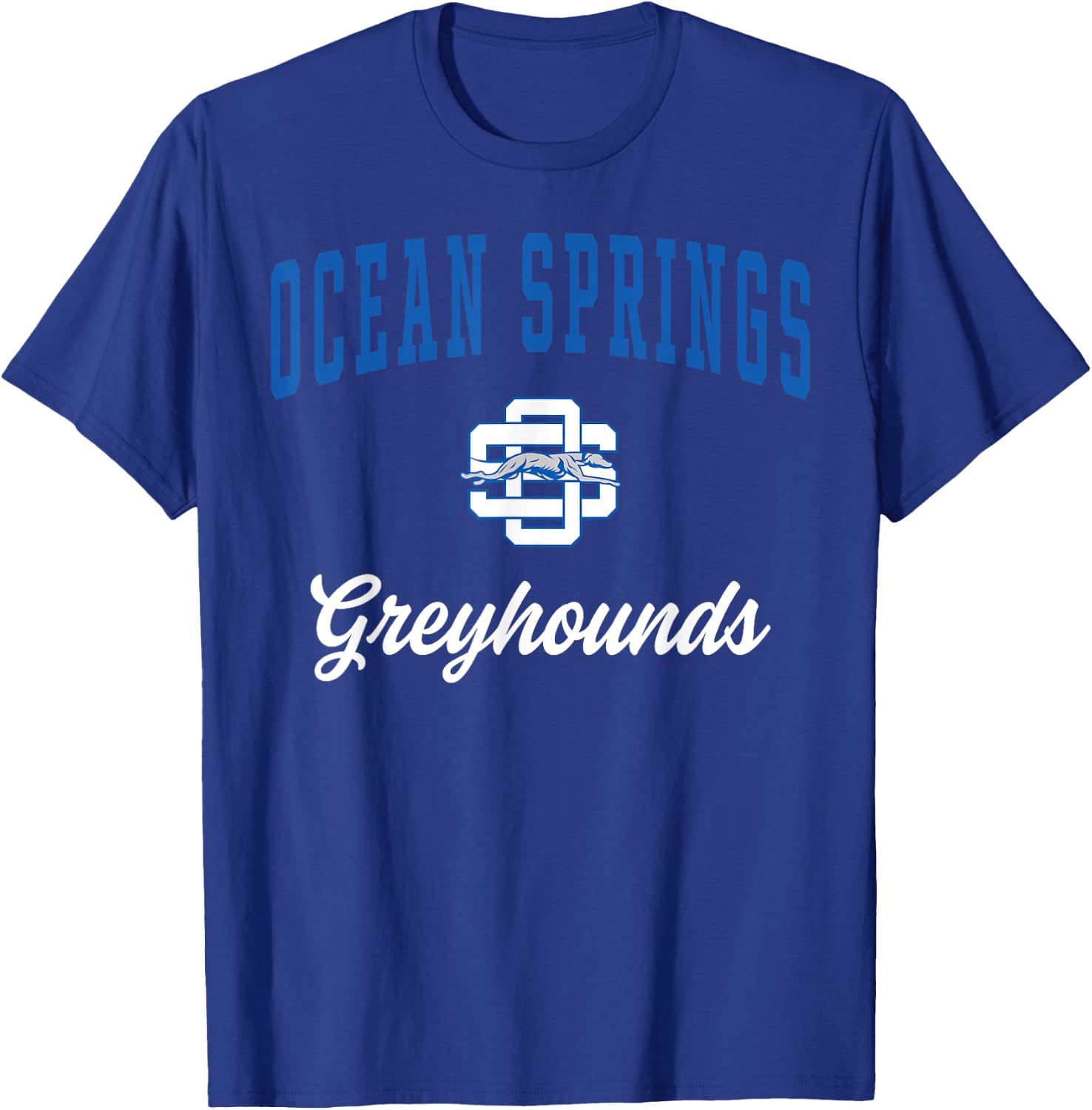 Ocean Springs High School Greyhounds C3 T-Shirt - T-Shirt | Royal
