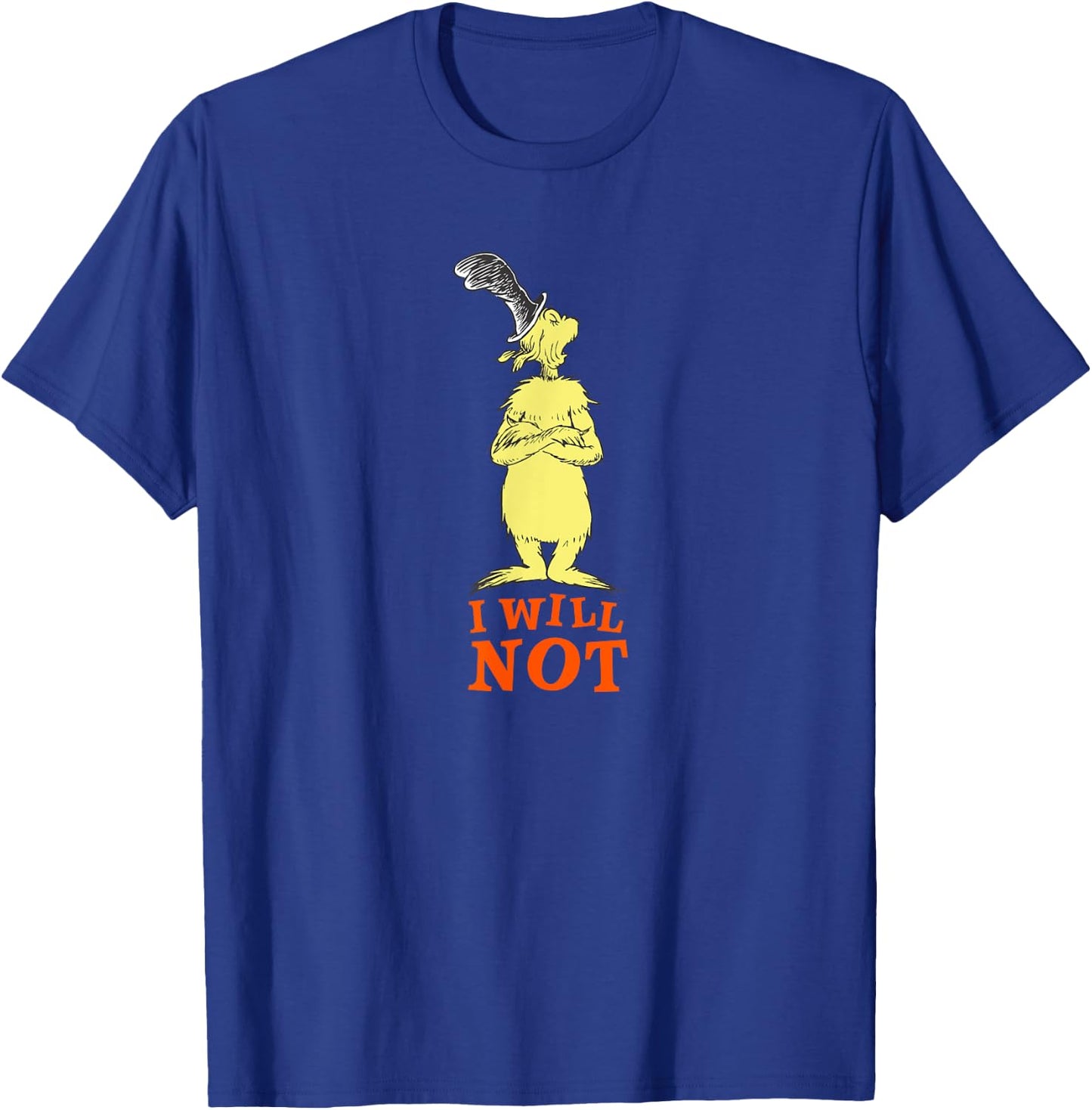 Dr. Seuss Green Eggs and Ham "I Will Not" T-Shirt - T-Shirt | Royal