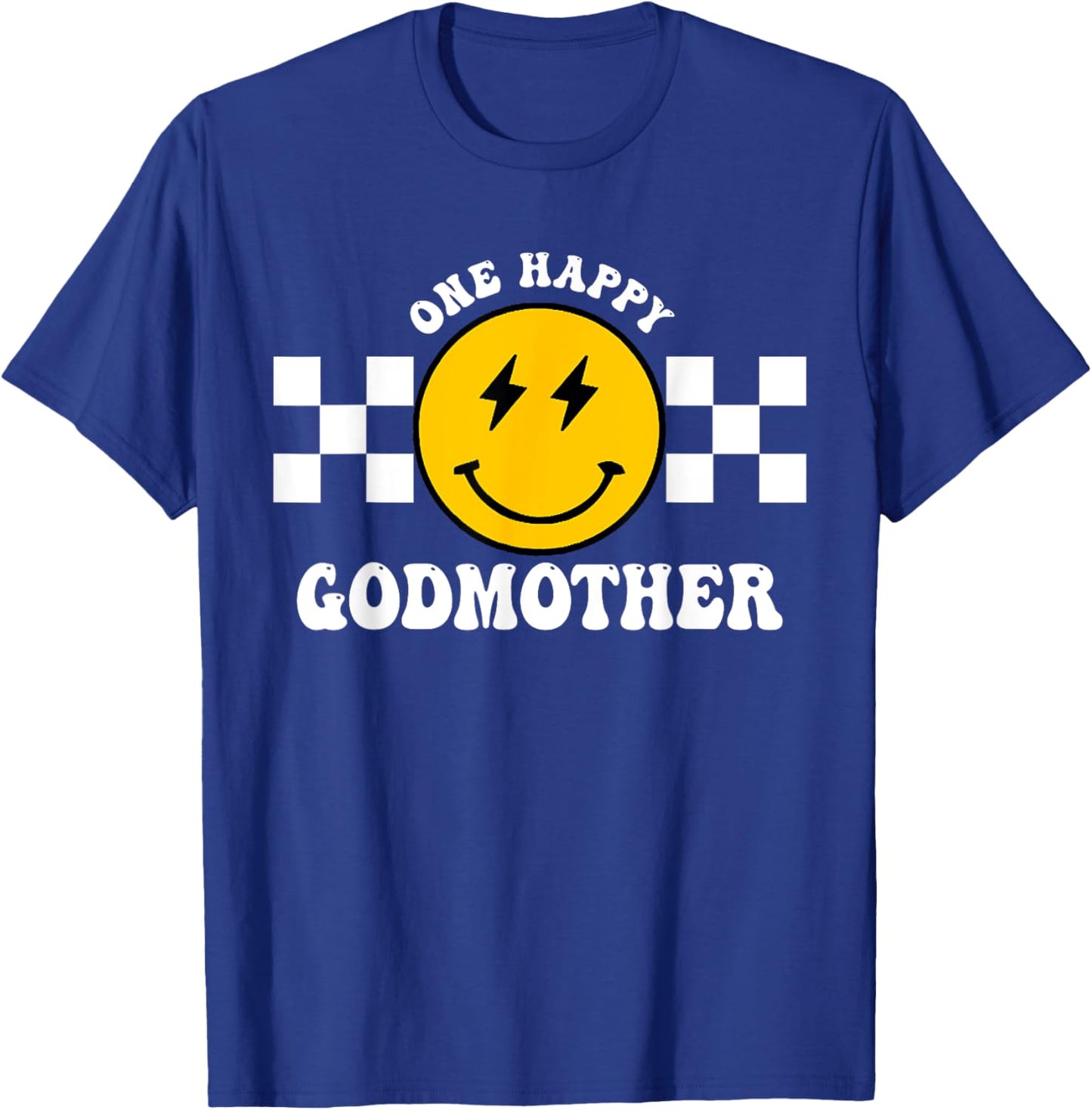 One Happy Dude 1st Birthday One Cool Godmother Family T-Shirt - T-Shirt | Royal