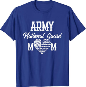 Army National Guard Mom Of Hero Military Family T-Shirt - T-Shirt | Royal