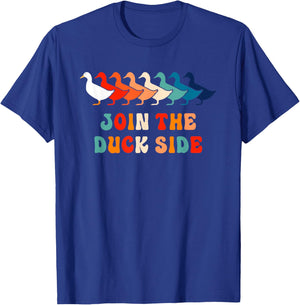 Vintage Ducky Retro Duck Pun 70s 80s Funny Duck T-Shirt - T-Shirt | Royal