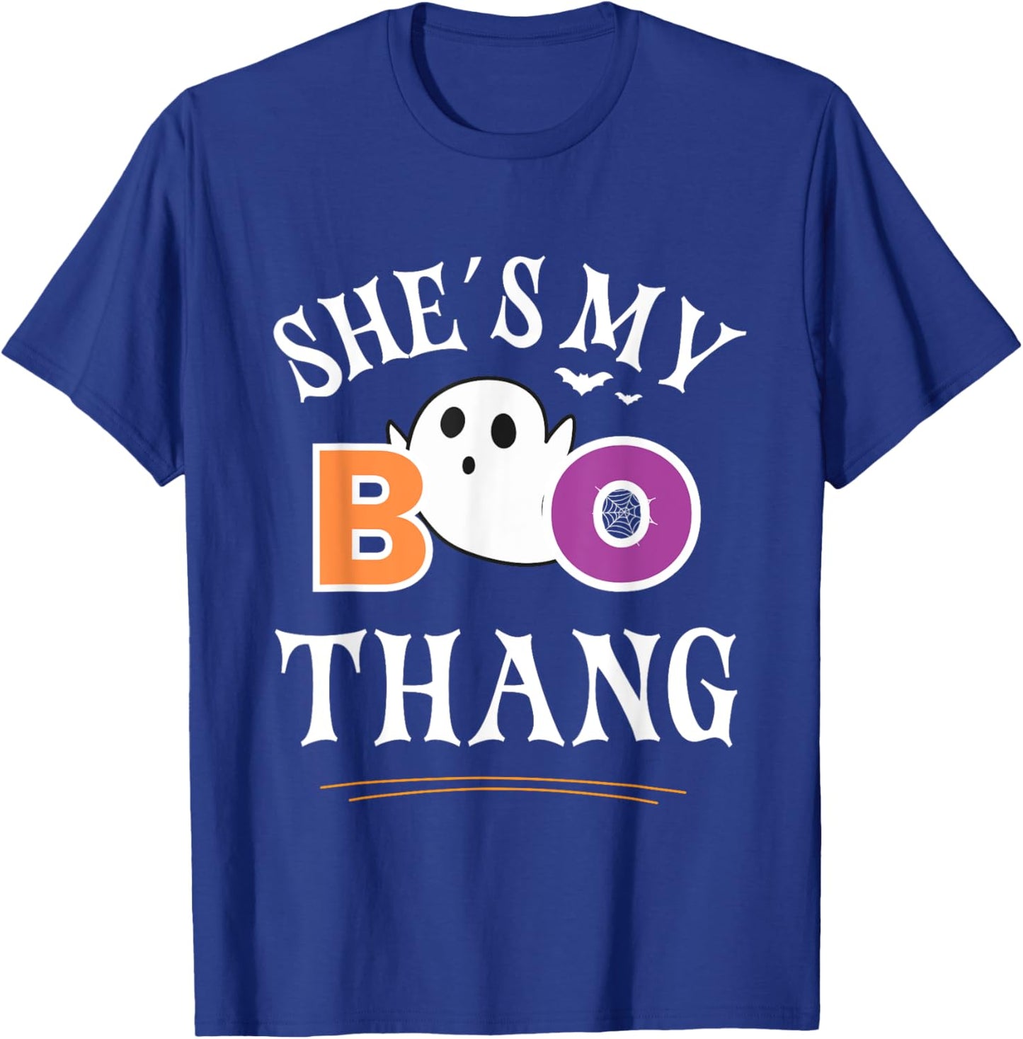 She's My Boo Thang Funny Ghost Couples Halloween Costume T-Shirt - T-Shirt | Royal