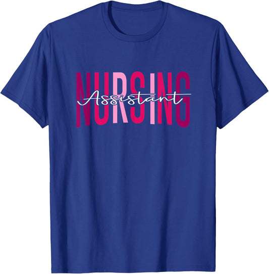Certified Nursing Assistant Nurse Aide Nurse Assistant CNA T-Shirt - T-Shirt | Royal
