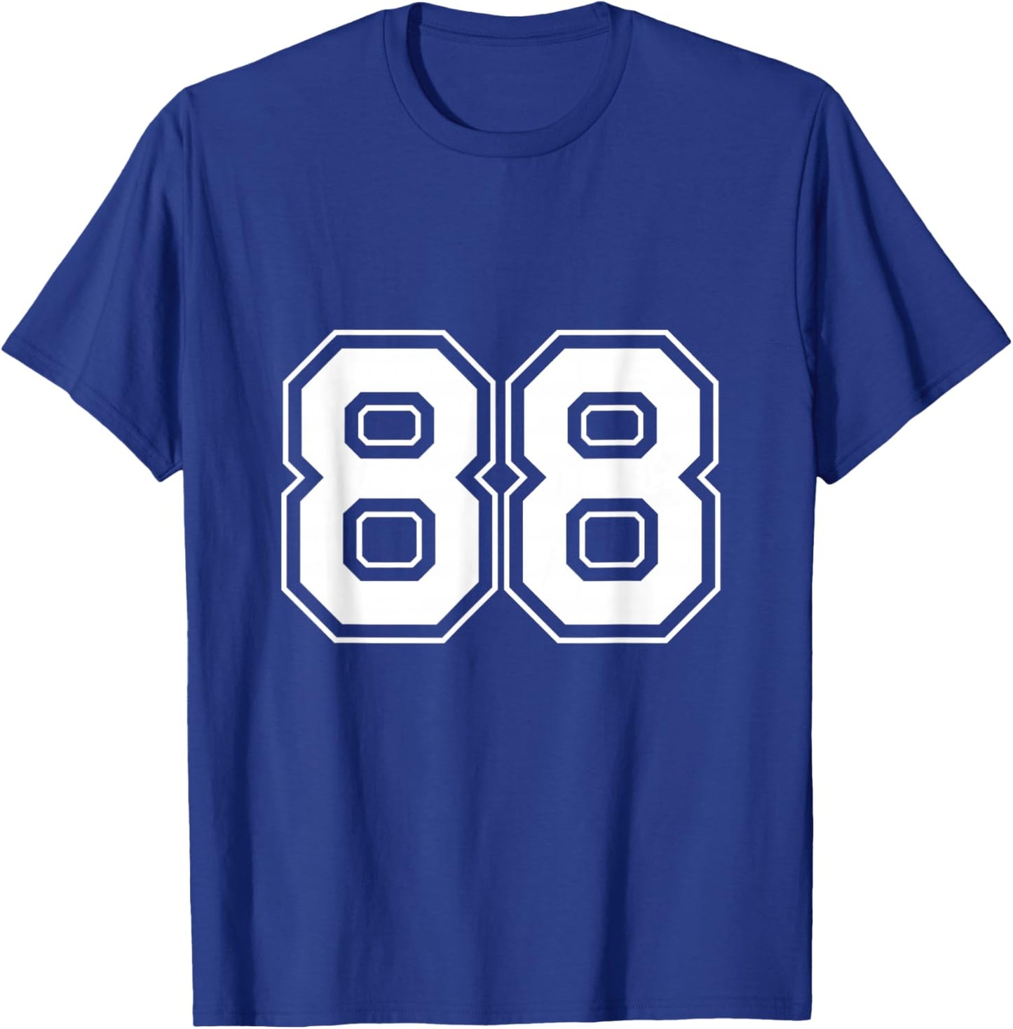 Number 88 T-Shirt - T-Shirt | Royal