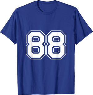 Number 88 T-Shirt - T-Shirt | Royal