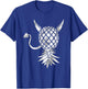 Upside Down Swinger Pineapple Devil T-Shirt - T-Shirt | Royal