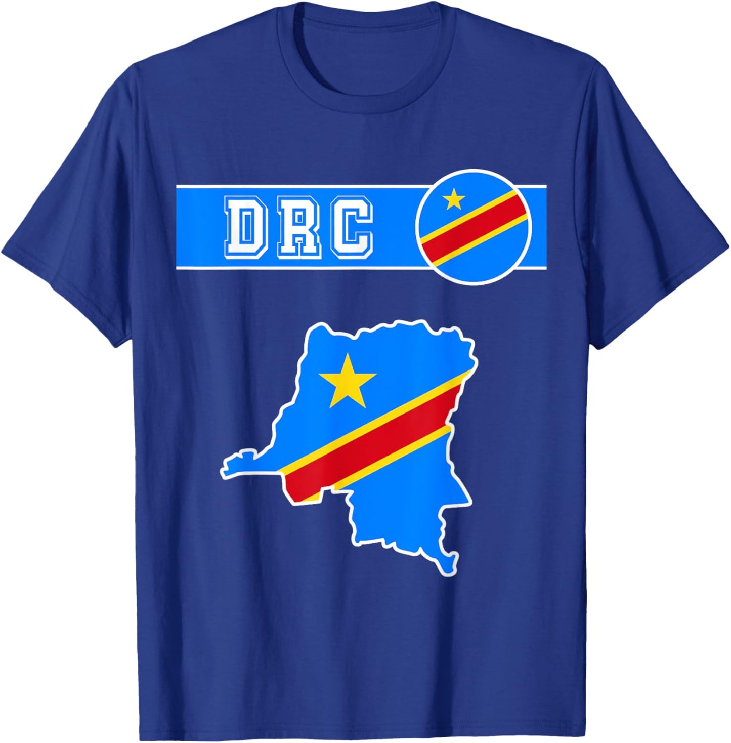Democratic congo,Democratic Republic of the Congo Flag,DRC. T-Shirt - T-Shirt | Royal