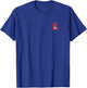 LaGuardia Community College Red Hawks Primary Left Chest T-Shirt - T-Shirt | Royal