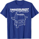 Smokeologist Funny Bbq Barbecue Grill PitDad Men T-Shirt - T-Shirt | Royal
