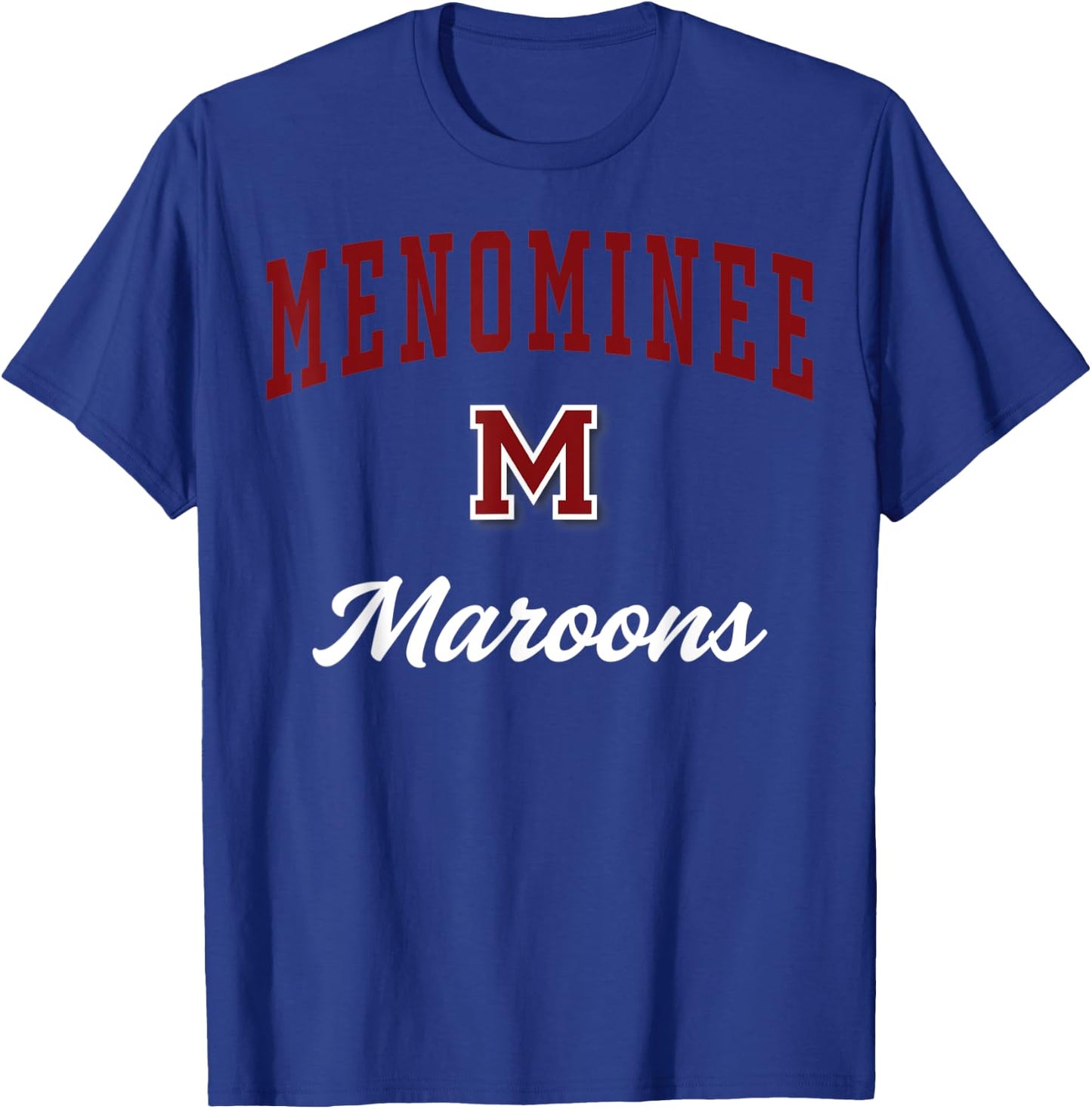Menominee High School Maroons T-Shirt - T-Shirt | Royal