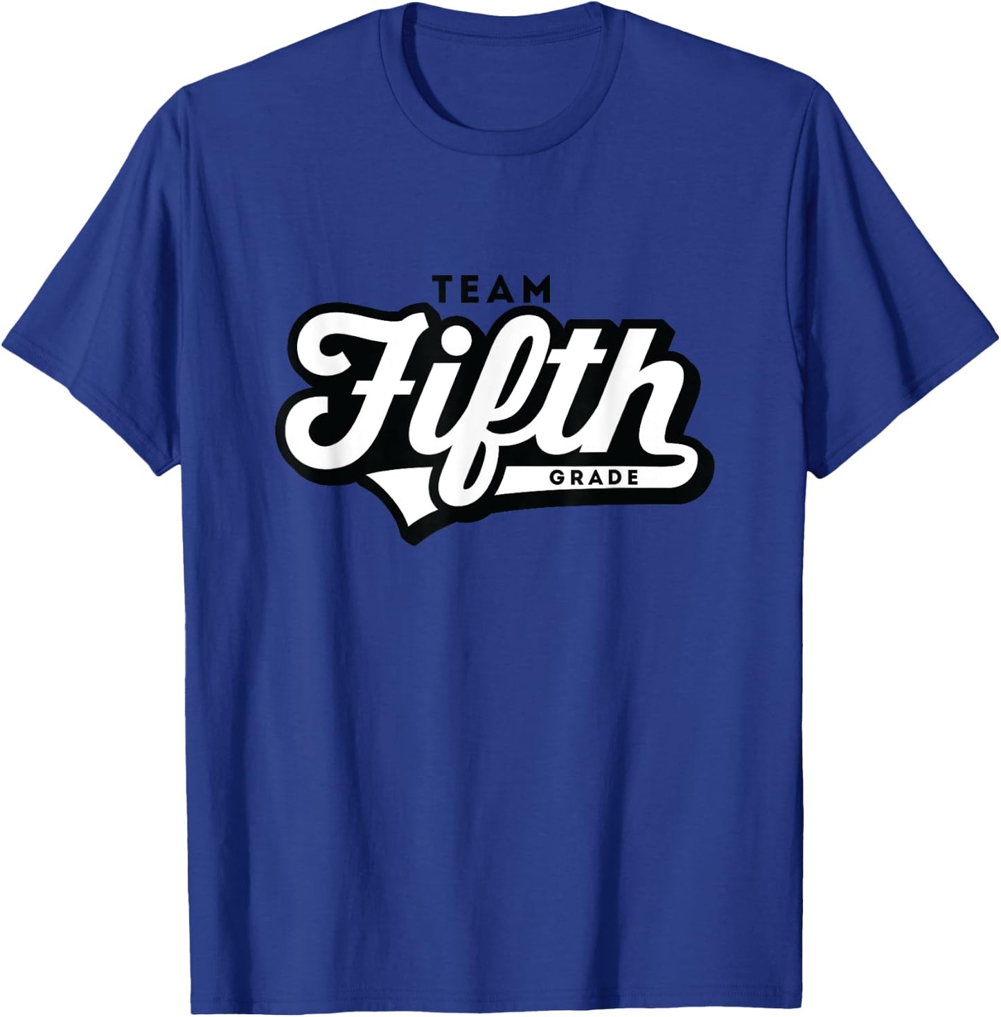 5th Grade TEAM School Teacher Fifth Baseball-Style Shirt T-Shirt - T-Shirt | Royal