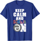 Keep Calm Schwa On Linguistics Grammar Schwa Graphic Saying T-Shirt - T-Shirt | Royal