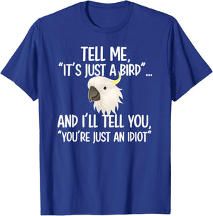 Funny Cockatoo Parrot Cockatoo Mom - Black, Small, , Short Sleeve, Cockatoo Lover, Cockatoo Owner T-Shirt - T-Shirt | Royal