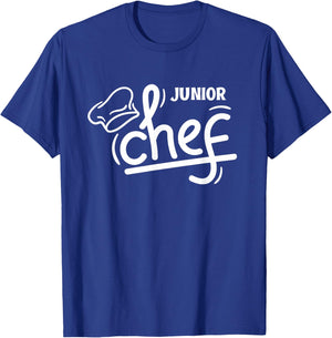 Junior Chef Children Cooking Teaching Kids To Cook T-Shirt - T-Shirt | Royal