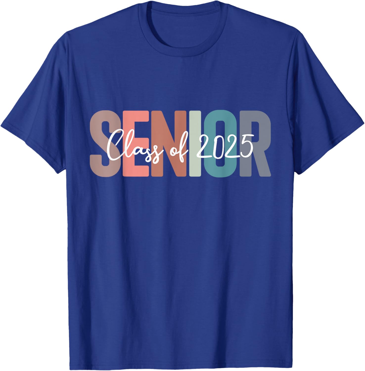 Class of 2025 senior graduation back to school graduate T-Shirt - T-Shirt | Royal