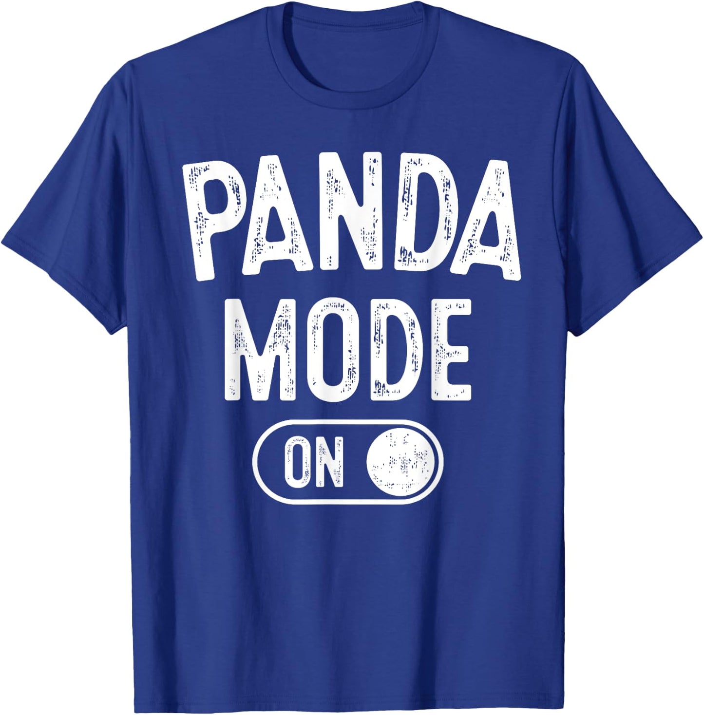 Panda Mode On Costume Funny Animal Lover Gift T-Shirt - T-Shirt | Royal