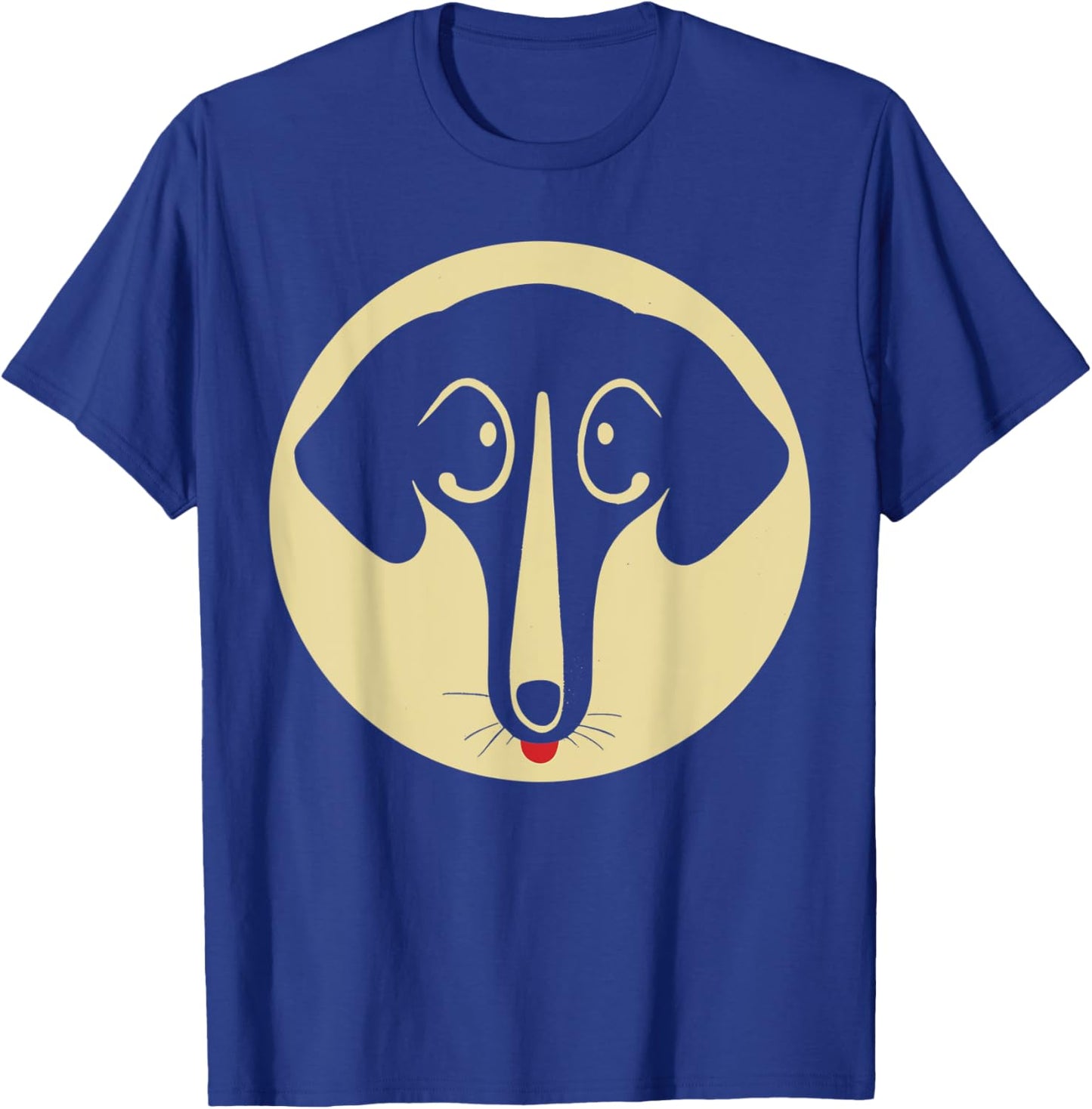 Retro Dachshund Mom Drawing for Dachshund Lovers T-Shirt - T-Shirt | Royal