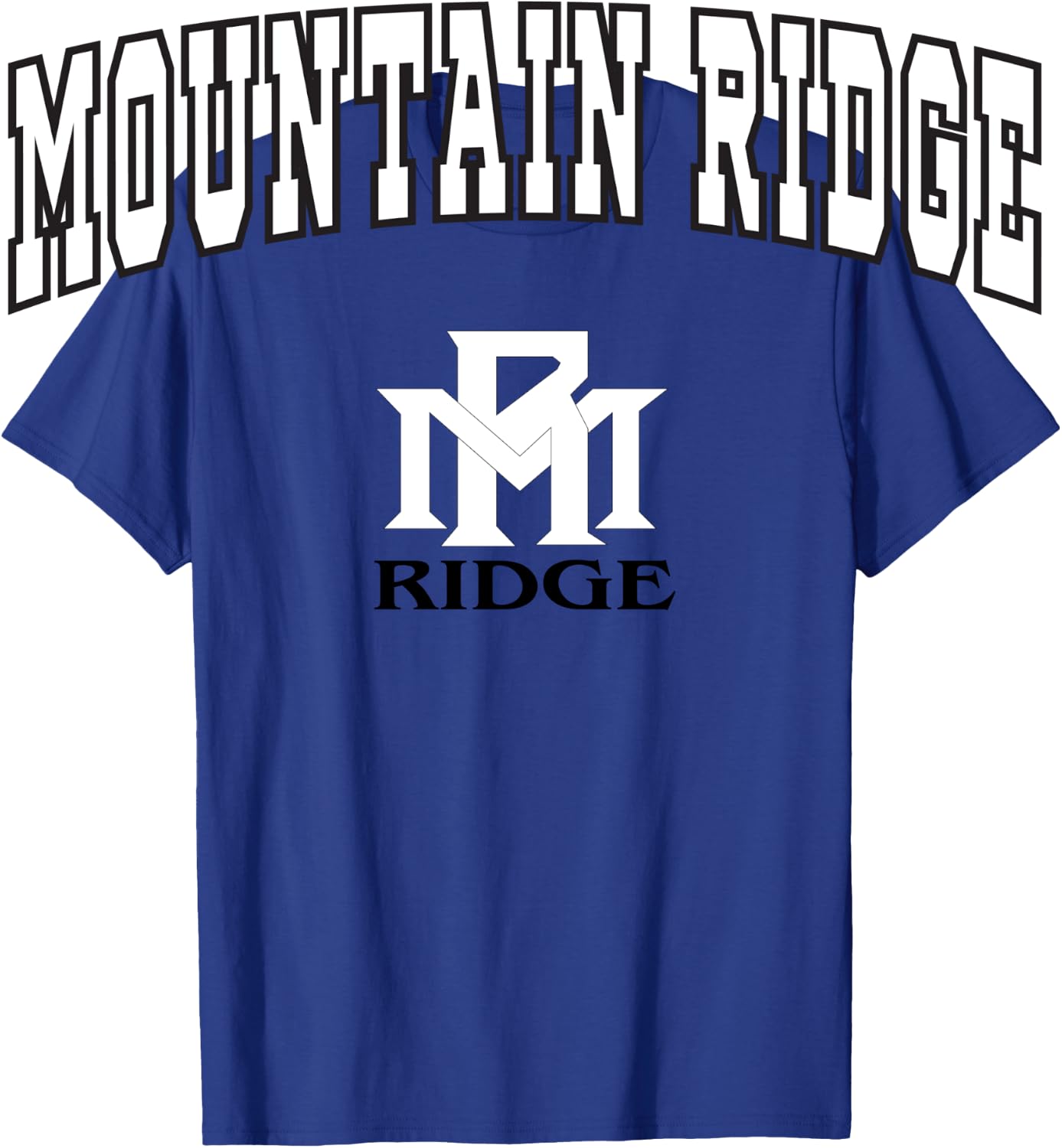 Mountain Ridge High School Mountain Lions LS C2 T-Shirt - T-Shirt | Royal