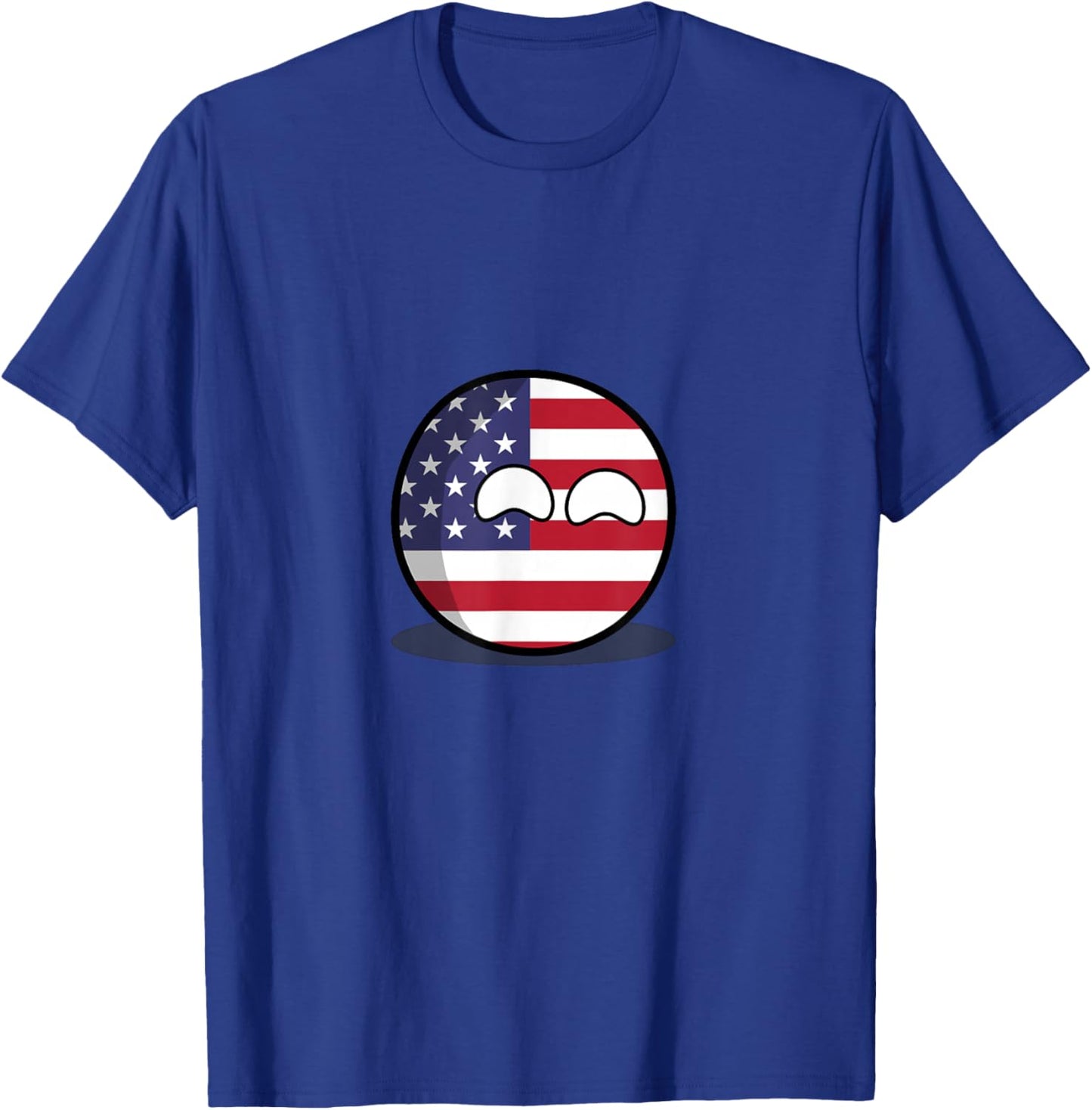 US American Flag Countryball Men T-Shirt - T-Shirt | Royal
