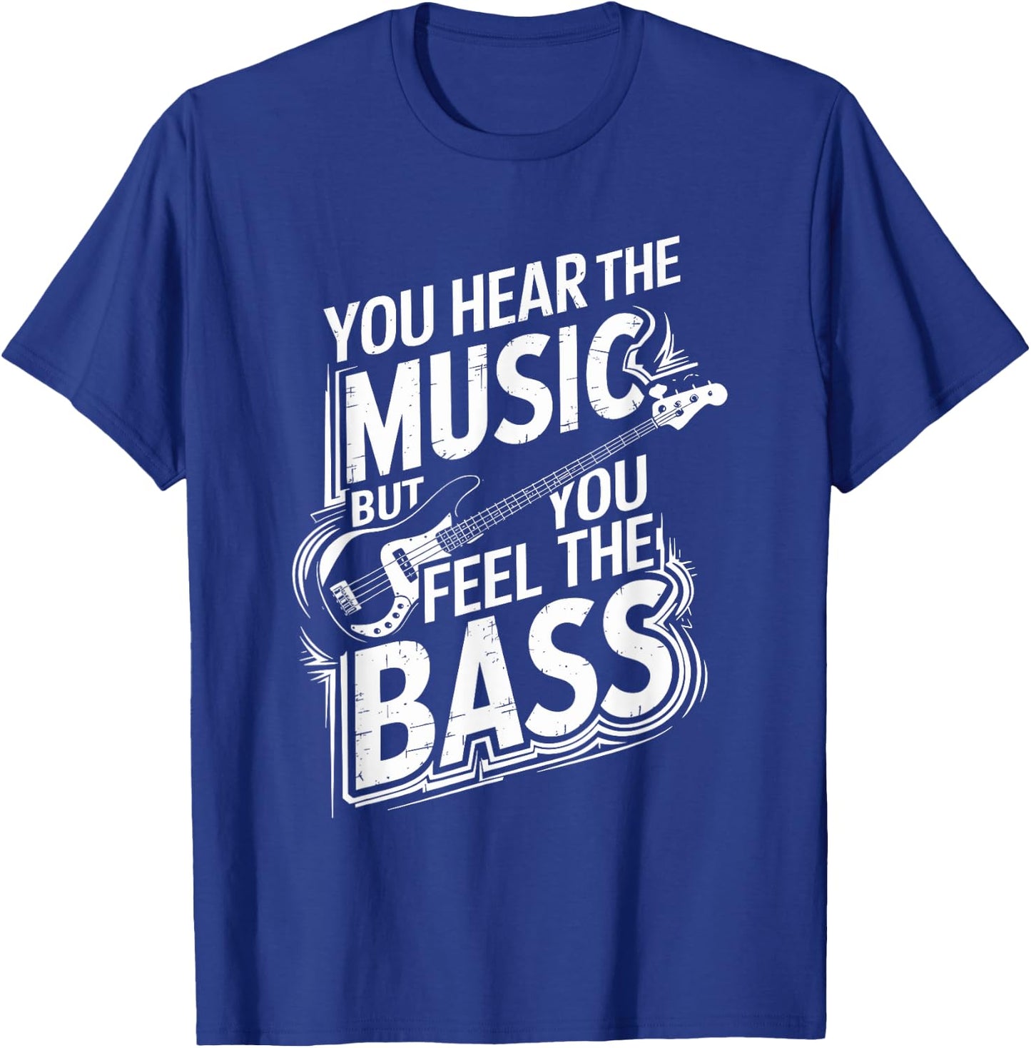 Bass Guitar Musician for Bass Player Bassist T-Shirt - T-Shirt | Royal