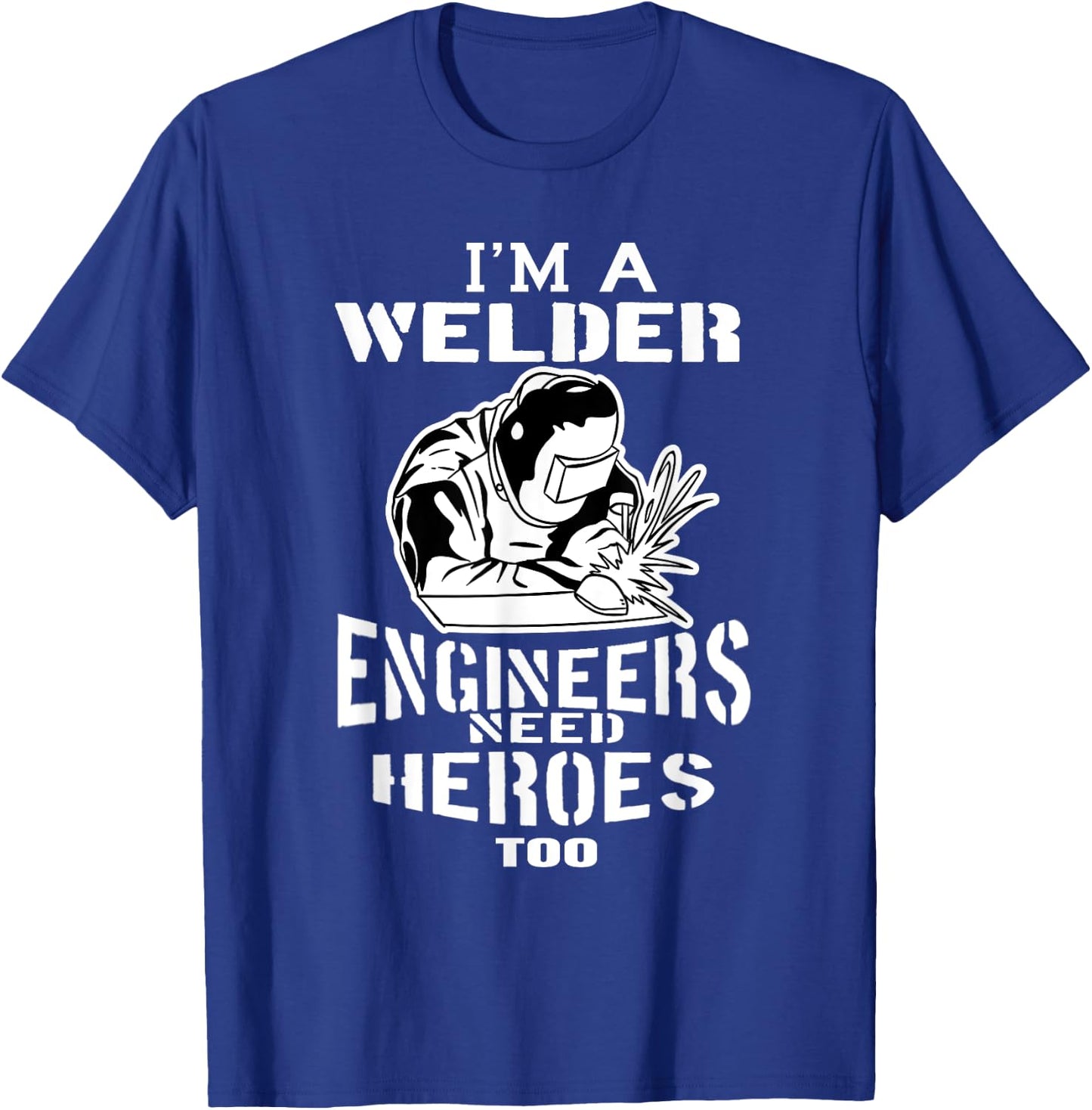 Electro Welding Shirt | Funny MIG Welder T-Shirt - T-Shirt | Royal