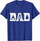 Camping Dad Father's Day Outdoor Bushcraft Camper T-Shirt - T-Shirt | Royal