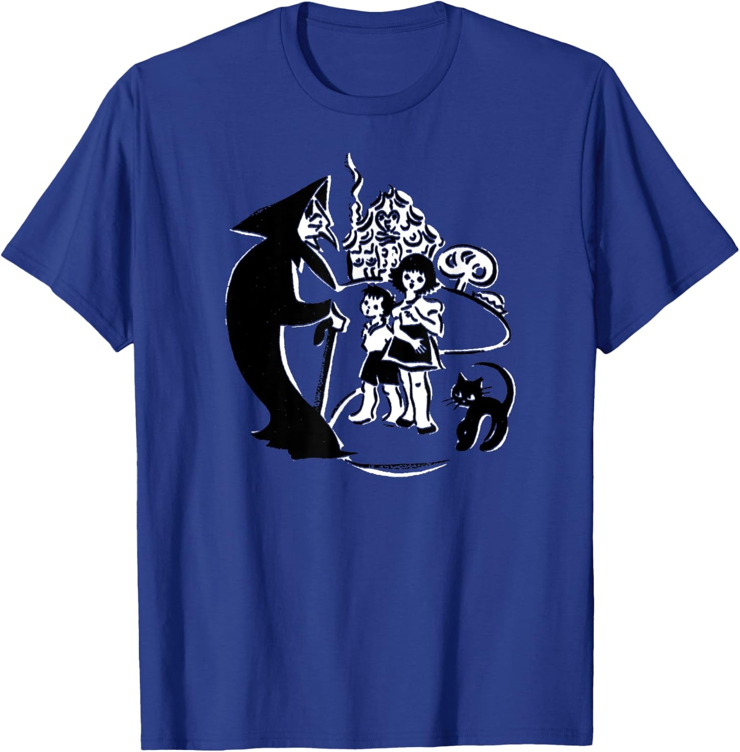 Vintage Fairytales Old Wicked Witch Hansel and Gretel T-Shirt - T-Shirt | Royal