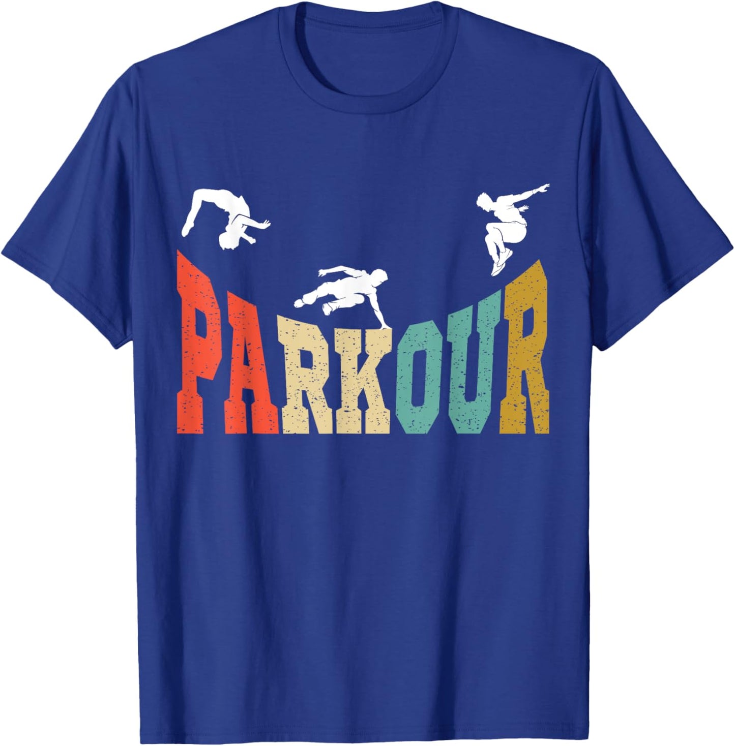 Parkour Parcour Kids Boys T-Shirt - T-Shirt | Royal