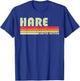 HARE Surname Funny Retro Vintage 80s 90s Birthday Reunion T-Shirt - T-Shirt | Royal