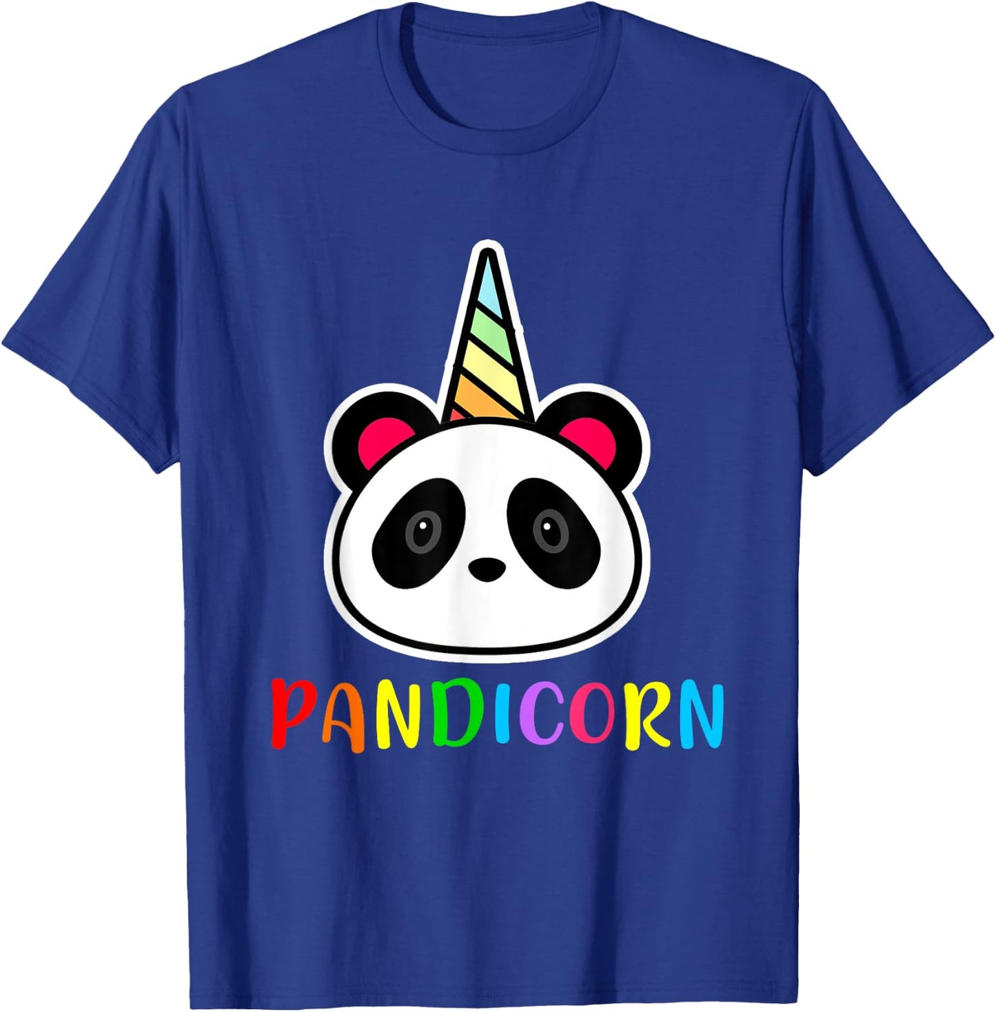 Cute Panda Unicorn Pandicorn Birthday Panda T-Shirt - T-Shirt | Royal