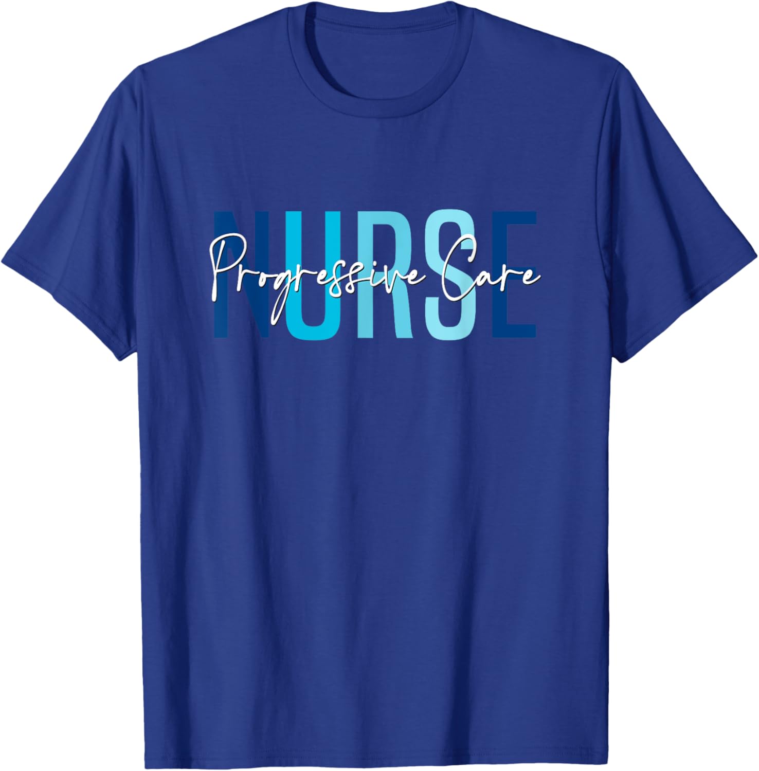Vintage Progressive Care Nurse Progressive Care Unit Nursing T-Shirt - T-Shirt | Royal