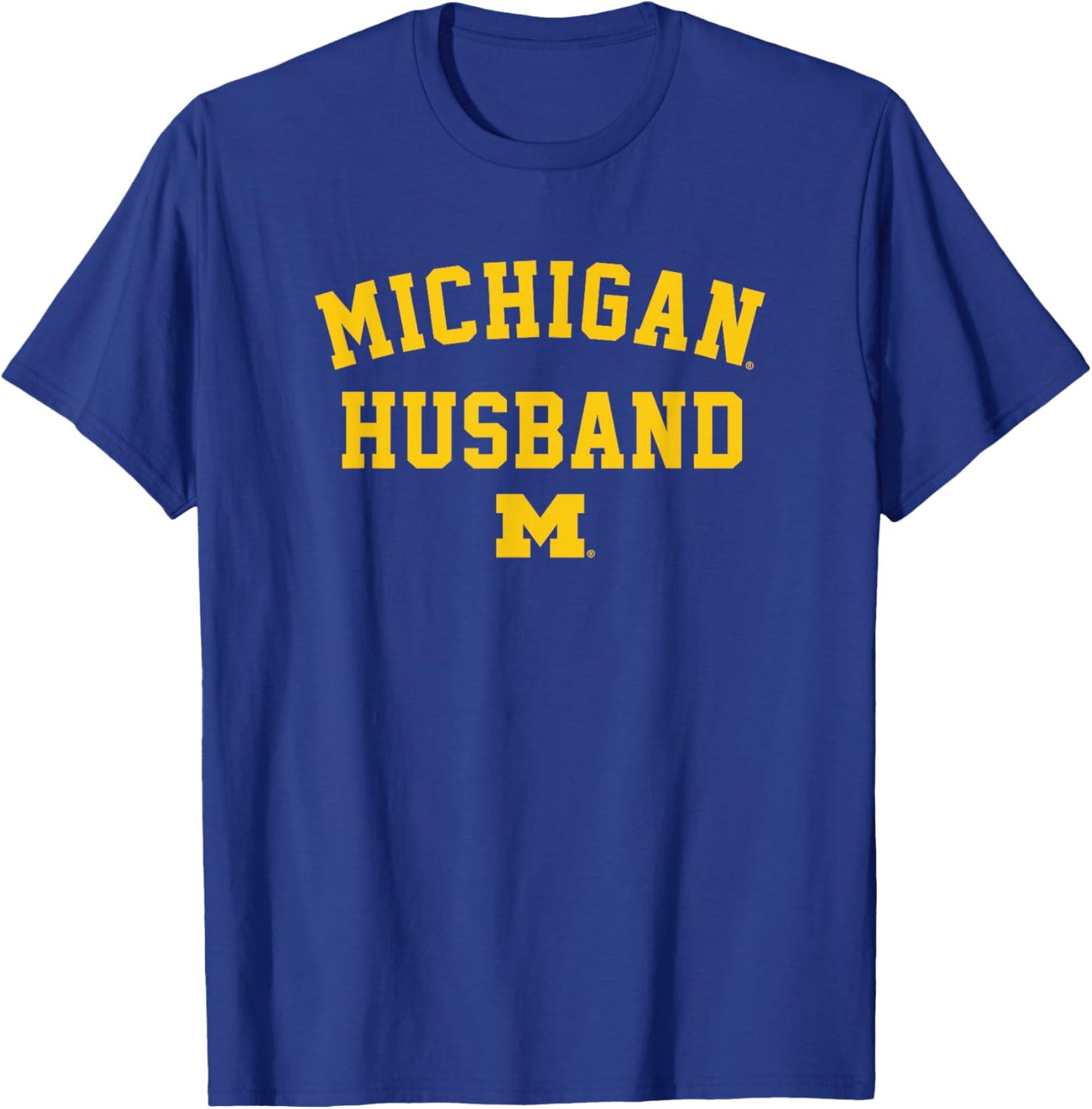 University of Michigan Wolverines Michigan Husband T-Shirt - T-Shirt | Royal